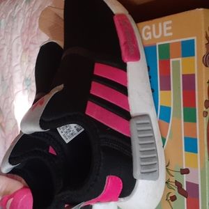 Slightly worn tennis shoes